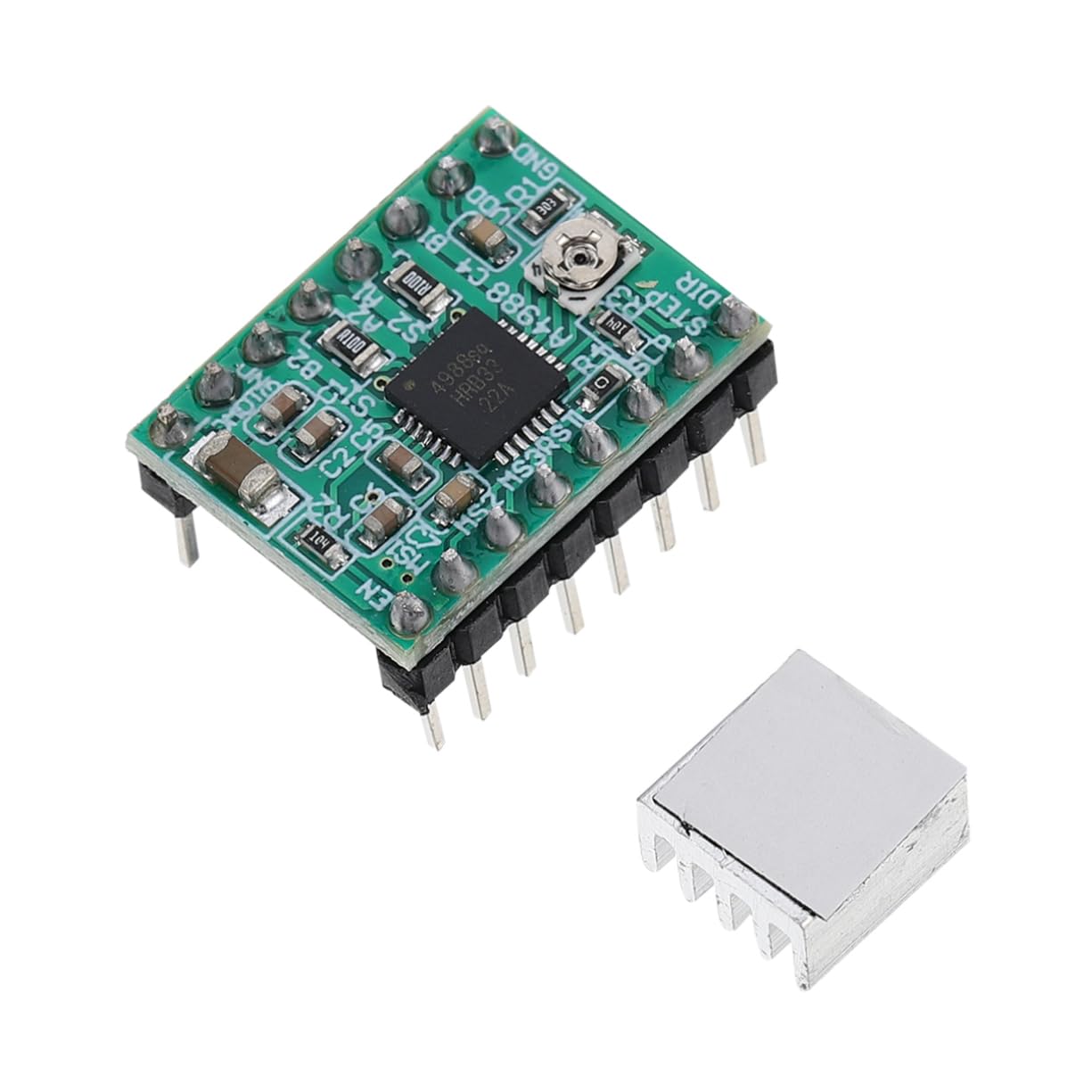 Gadpiparty 4er Set Schrittmotor Treiber Modul A4988 Silent Stepper Motor Driver Für 3D Drucker Steuerplatine Für Präzise Motorsteuerung Langlebig Und Leistungsstark von Gadpiparty