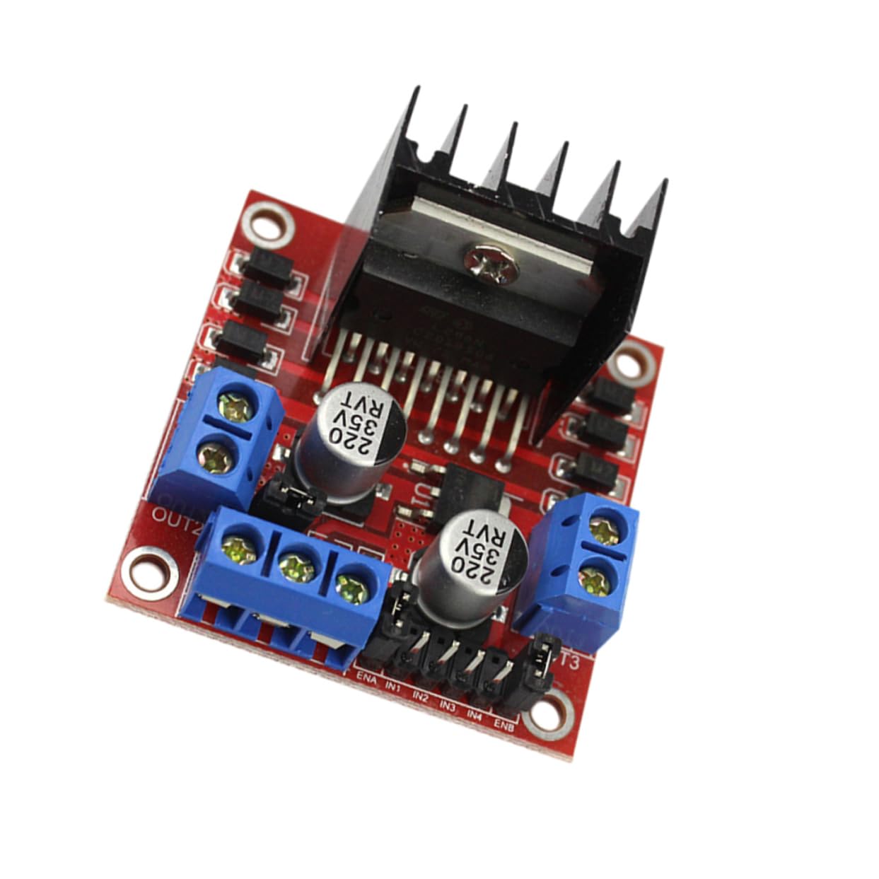 Gadpiparty L298N Steppermotor Treiber Modul DC 5 35V Dual H Brücke Motorsteuerung Controller Board L298N Motorsteuergerät Für Roboter Und Elektrofahrzeuge von Gadpiparty