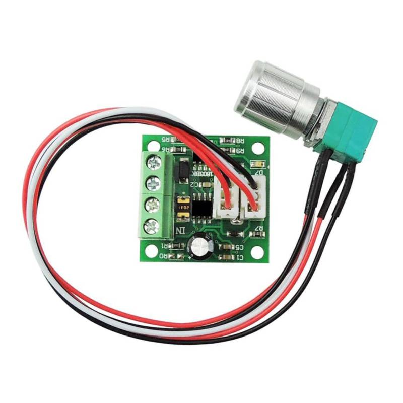 Gadpiparty PWM DC Motor Controller 3V 5V 6V 12V 2A 30W Einstellbarer Drehzahlregler Für Gleichstrommotoren 1803BKW Motorsteuerung Ideal Für DIY Projekte Und Modellbau von Gadpiparty