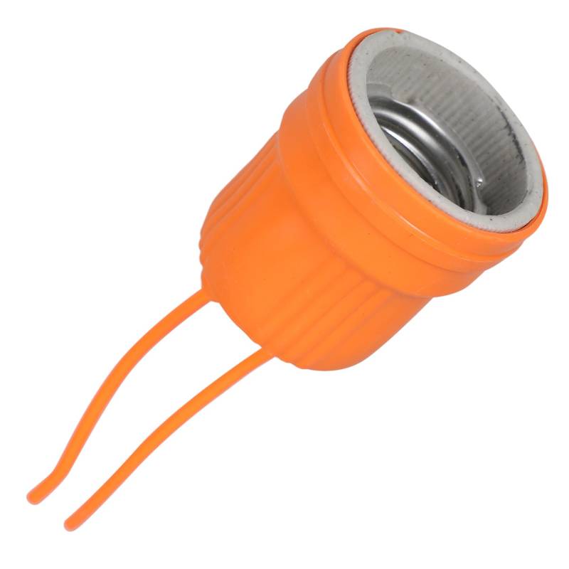 Gadpiparty Wasserdichte Keramik Lampenhalter Leuchtdecke USB Anhänger Leuchtteile Außenlampe Lampe Ersatzlampe Lampe Hardware Anhänger Leuchtsteck Lampe Leuchtstoff Legierungen Orange von Gadpiparty