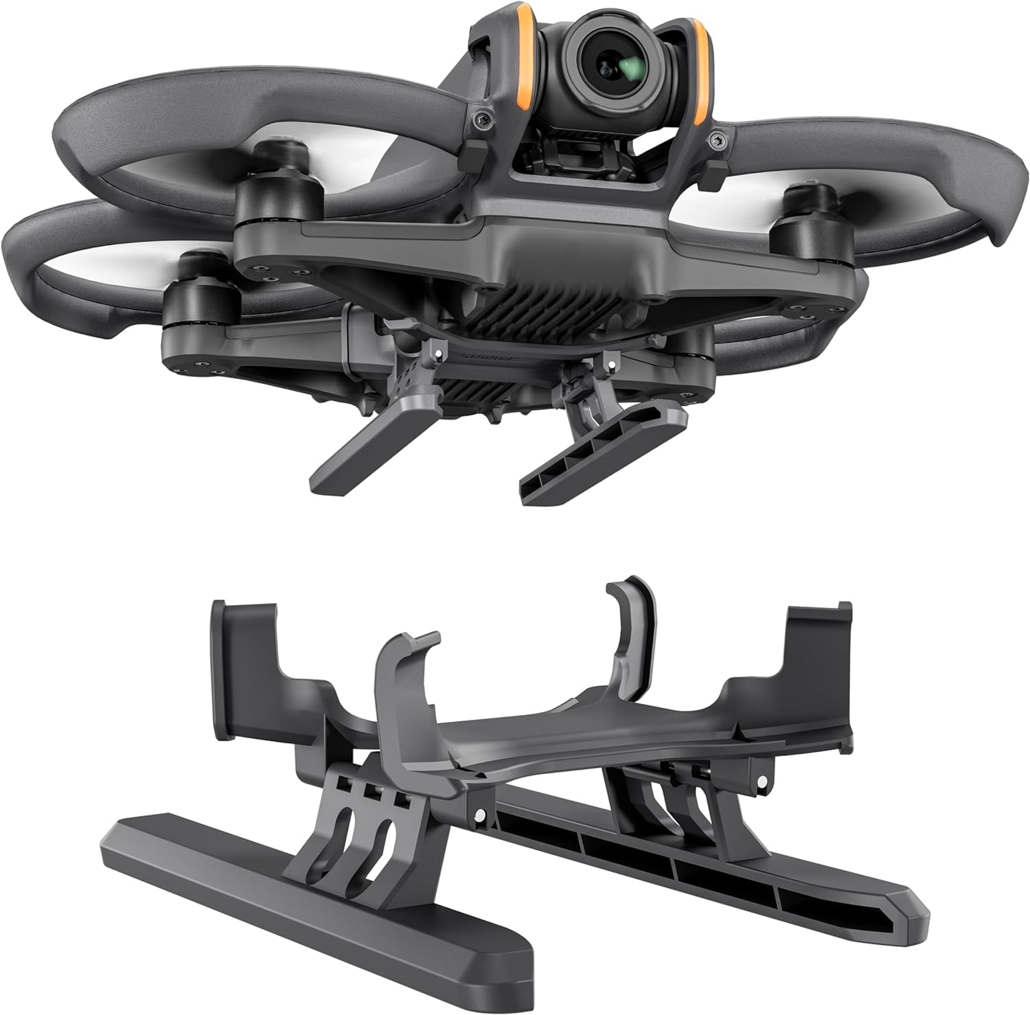 Zeekol AVATA 2 Landegestell für DJI Avata 2 Fly More Combo Drohne Zubehör, Faltbare Fahrwerk Landefüße-Erweiterte Landing Gear für DJI AVATA 2 Drohne Schützer von GAEKOL