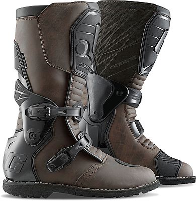 Gaerne Dakar Aquatech, Stiefel wasserdicht - Dunkelbraun/Schwarz - 42 EU von Gaerne