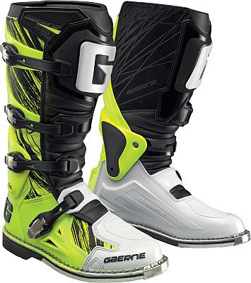 Gaerne Fastback Endurance Stiefel - Neon-Gelb/Schwarz/Weiß - 39 EU von Gaerne