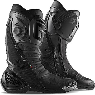 Gaerne GP1 LS, Stiefel - Schwarz/Dunkelgrau - 43 EU von Gaerne