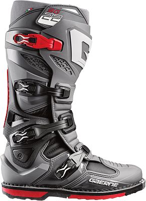 Gaerne SG-22, Stiefel - Grau/Schwarz/Rot - 41 EU von Gaerne