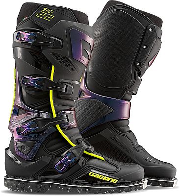 Gaerne SG-22 Chameleon, Stiefel - Schwarz/Lila/Grün - 41 EU von Gaerne