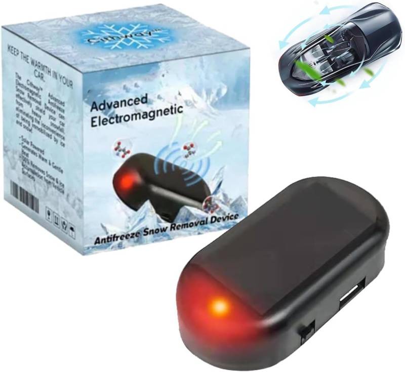 Auto Enteiser Elektromagnetische, Auto Enteiser Tragbare Kinetische Molekularheizung, Tragbarer Elektromagnetischer Auto-Enteiser, Gefrierschutzinstrument Gegen Störungen Durch Schnee Und Eis (A-1PCS) von Gahwa