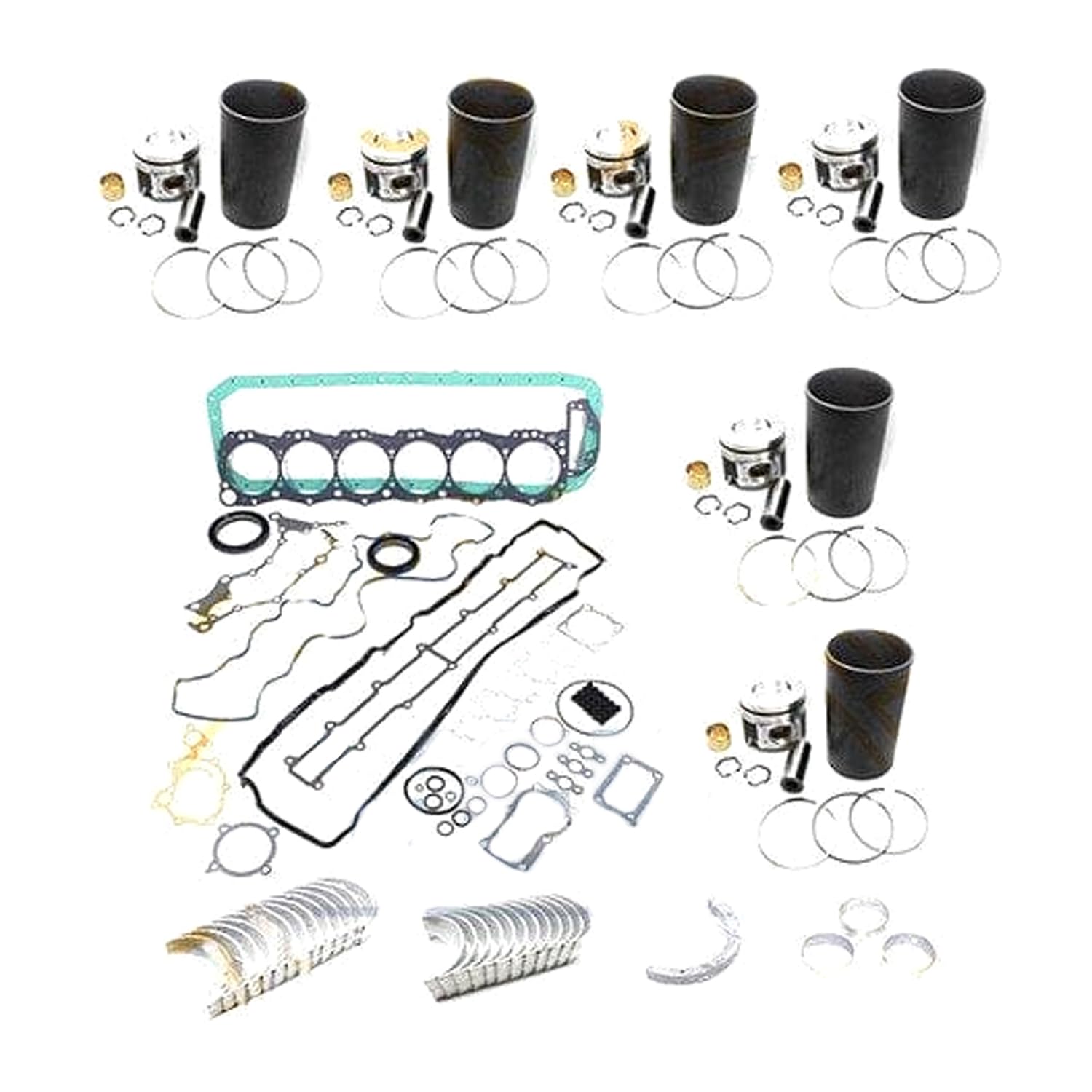 Galloparts Rebuild Kit Kompatibel mit Hino Motor J08ET J08E Kompatibel mit Kobelco Bagger SK350-8 SK360-8 SK260-8 SK330-8 von Galloparts