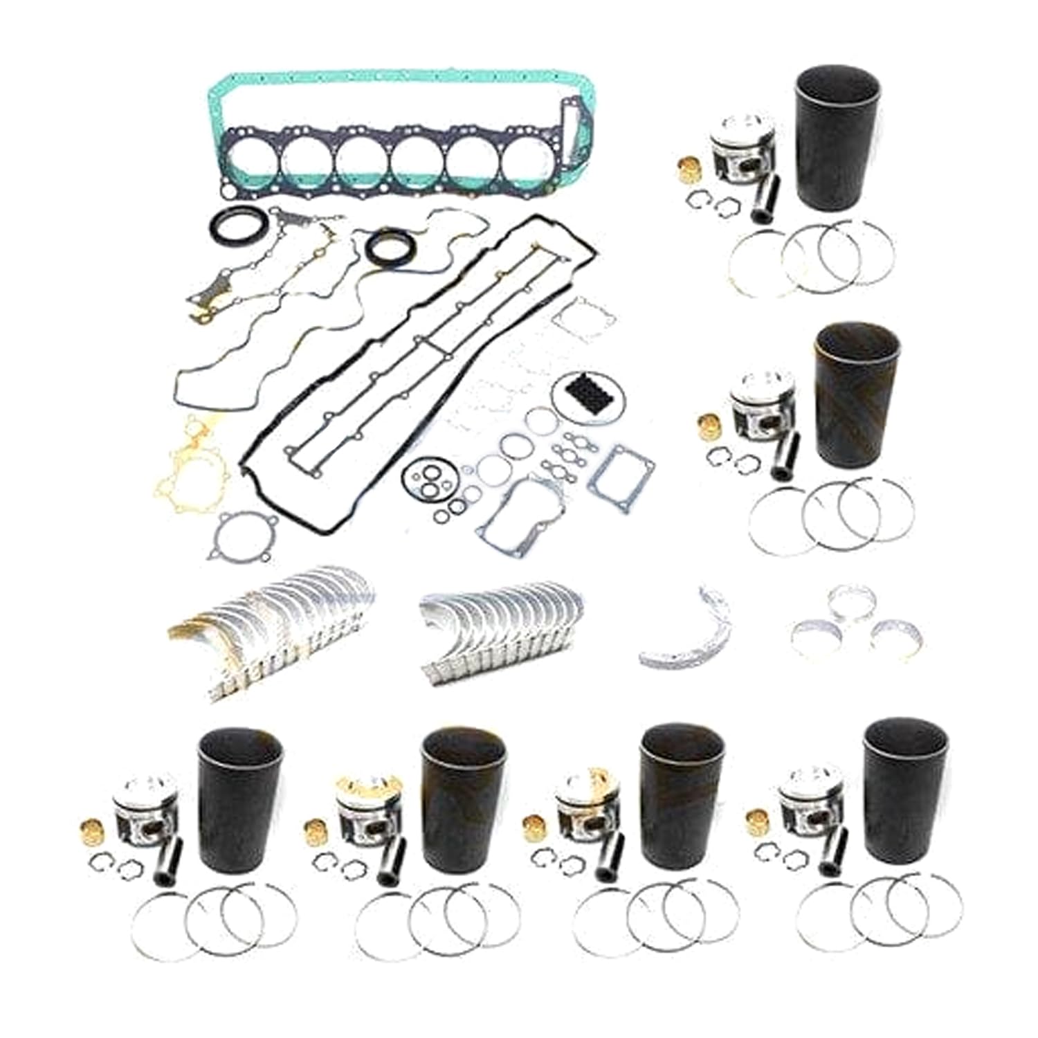 Galloparts Rebuild Kit Kompatibel mit Kobelco Bagger SK260-8 SK330-8 SK350-8 SK360-8 Kompatibel mit Hino Motor J08E J08ET von Galloparts