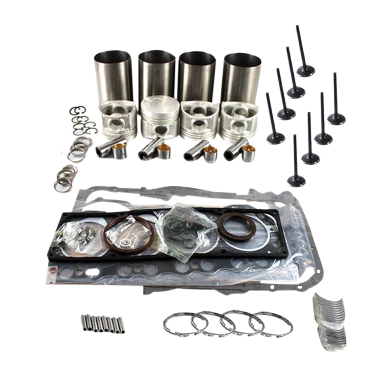 Galloparts Überholung Rebuild Kit Kompatibel mit Cummins Motor B3.3 B3.3T QSB3.3 Kompatibel mit Daewoo Kompaktlader 470 460 Plus von Galloparts