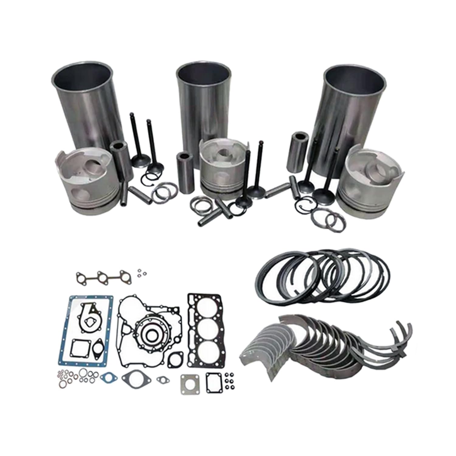 Galloparts Überholung Rebuild Kit Kompatibel mit Isuzu Bagger Dieselmotor 3CB-SZS4 ZTS von Galloparts