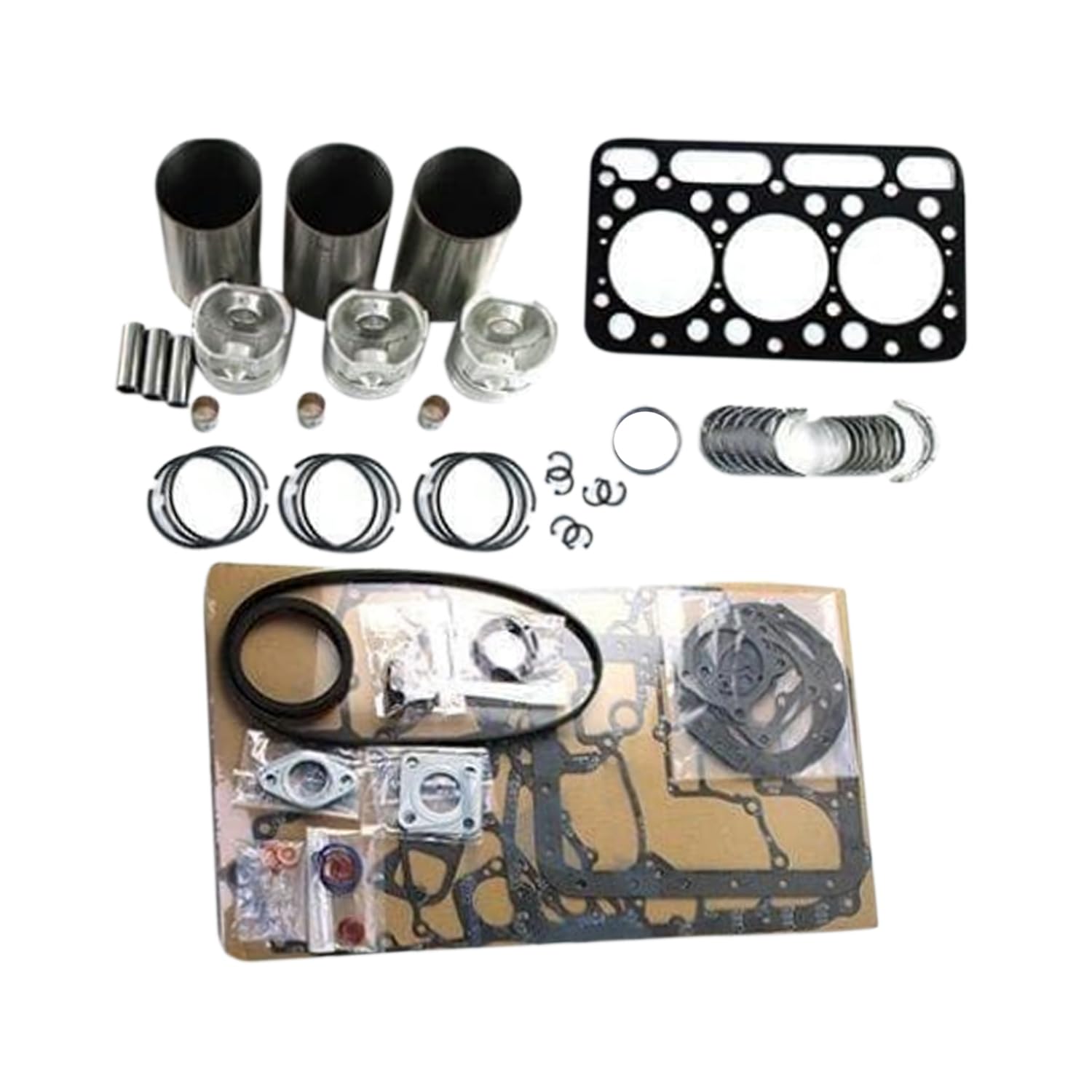 Galloparts Überholung Rebuild Kit Kompatibel mit Kubota Motor D1462 Traktor L1-235 L1-245 L1-255 L1-275 L1-225 L1-22 L1-24 von Galloparts