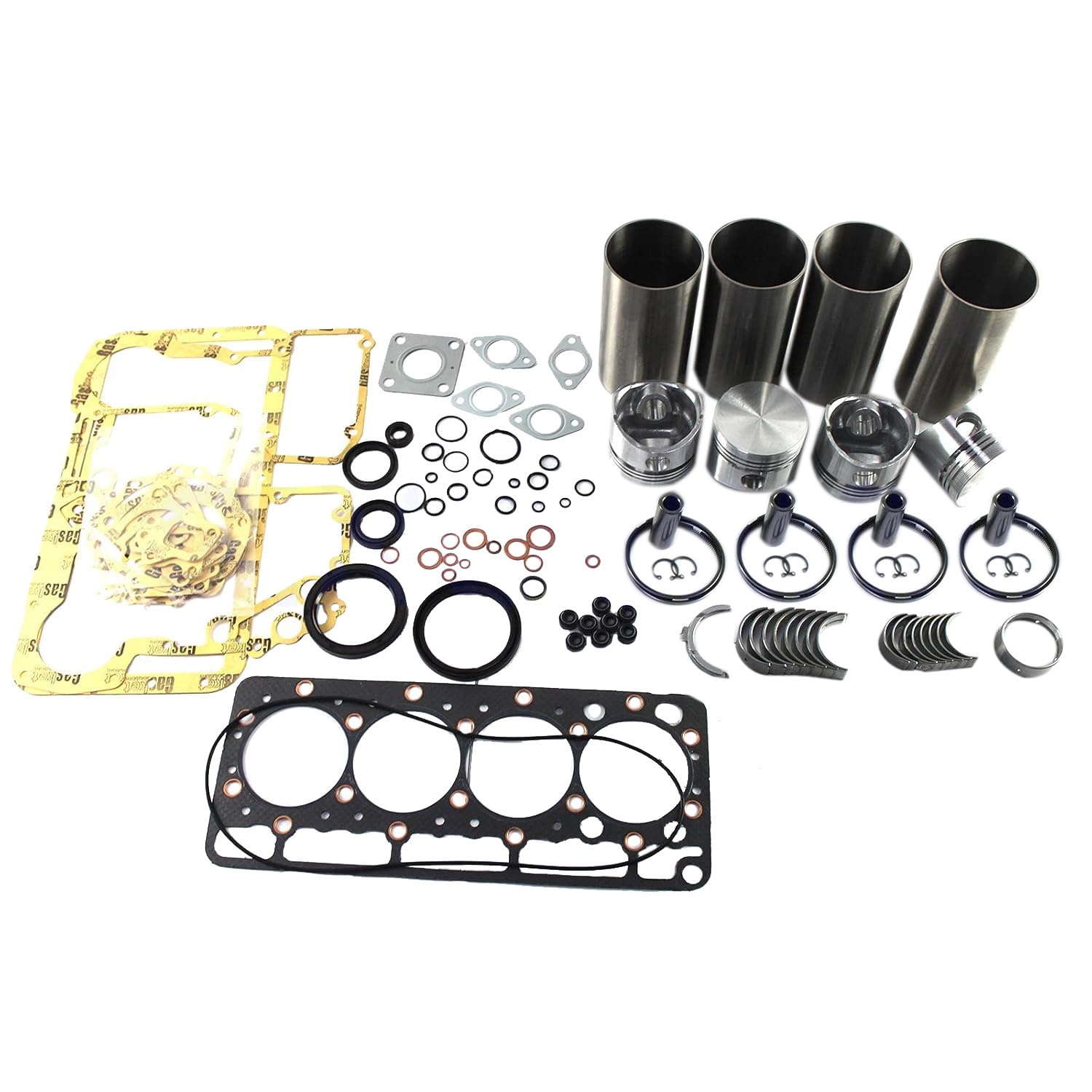 Galloparts Überholung Rebuild Kit Kompatibel mit Kubota Motor V1200 Traktor B2150 B9200 von Galloparts