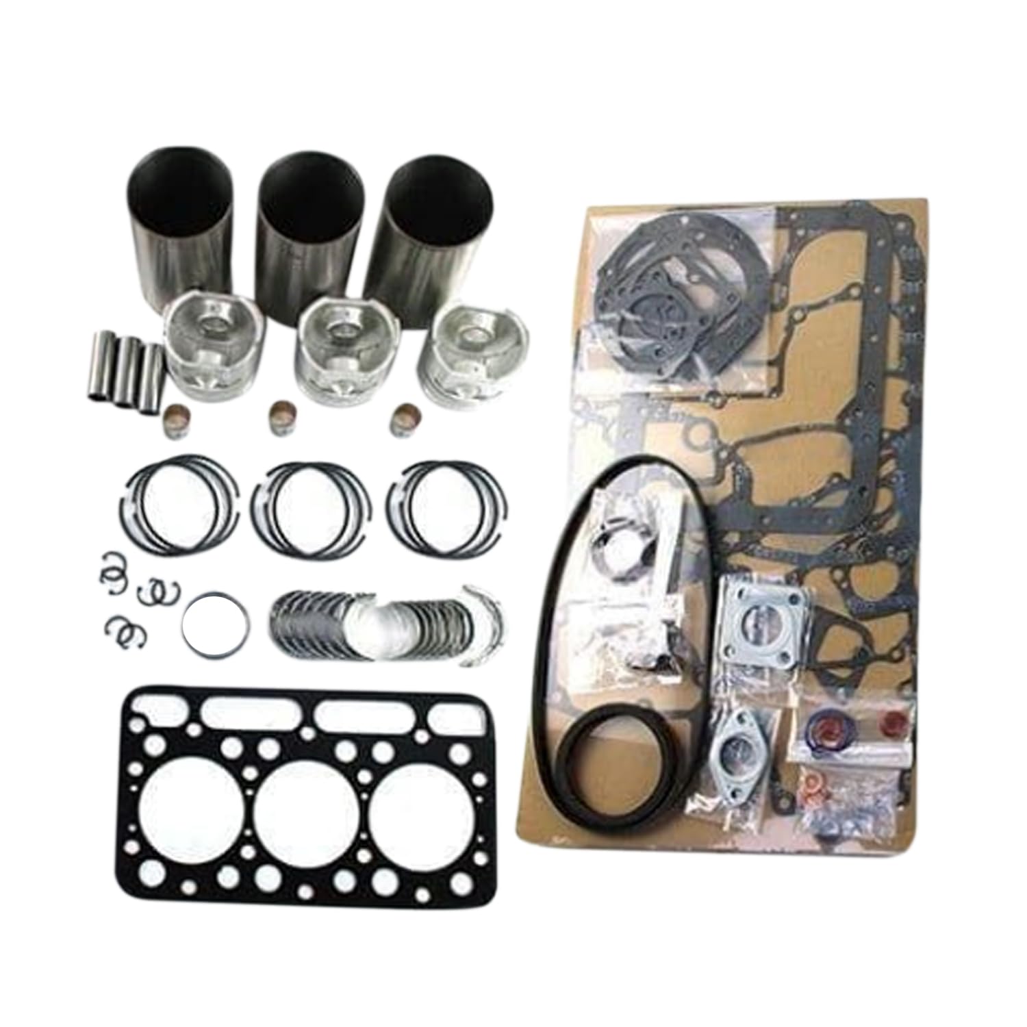 Galloparts Überholung Rebuild Kit Kompatibel mit Kubota Traktor L1-255 L1-275 L1-225 L1-22 L1-24 L1-235 L1-245 Motor D1462 von Galloparts