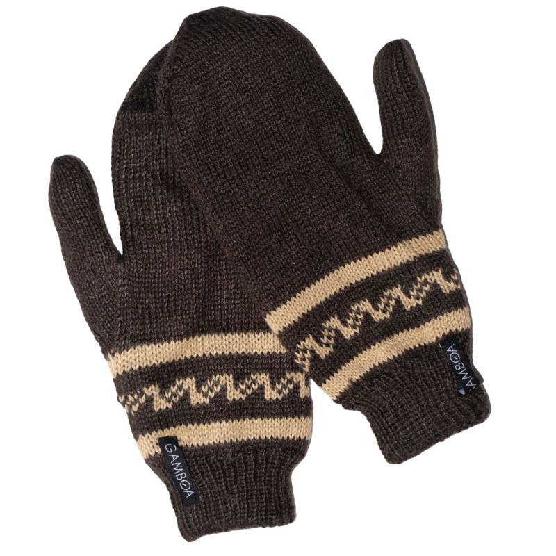 Gamboa Warme und Weiche Alpaka Handschuhe Winter Alpaka handgemacht Handschuhe aus Peru von Gamboa