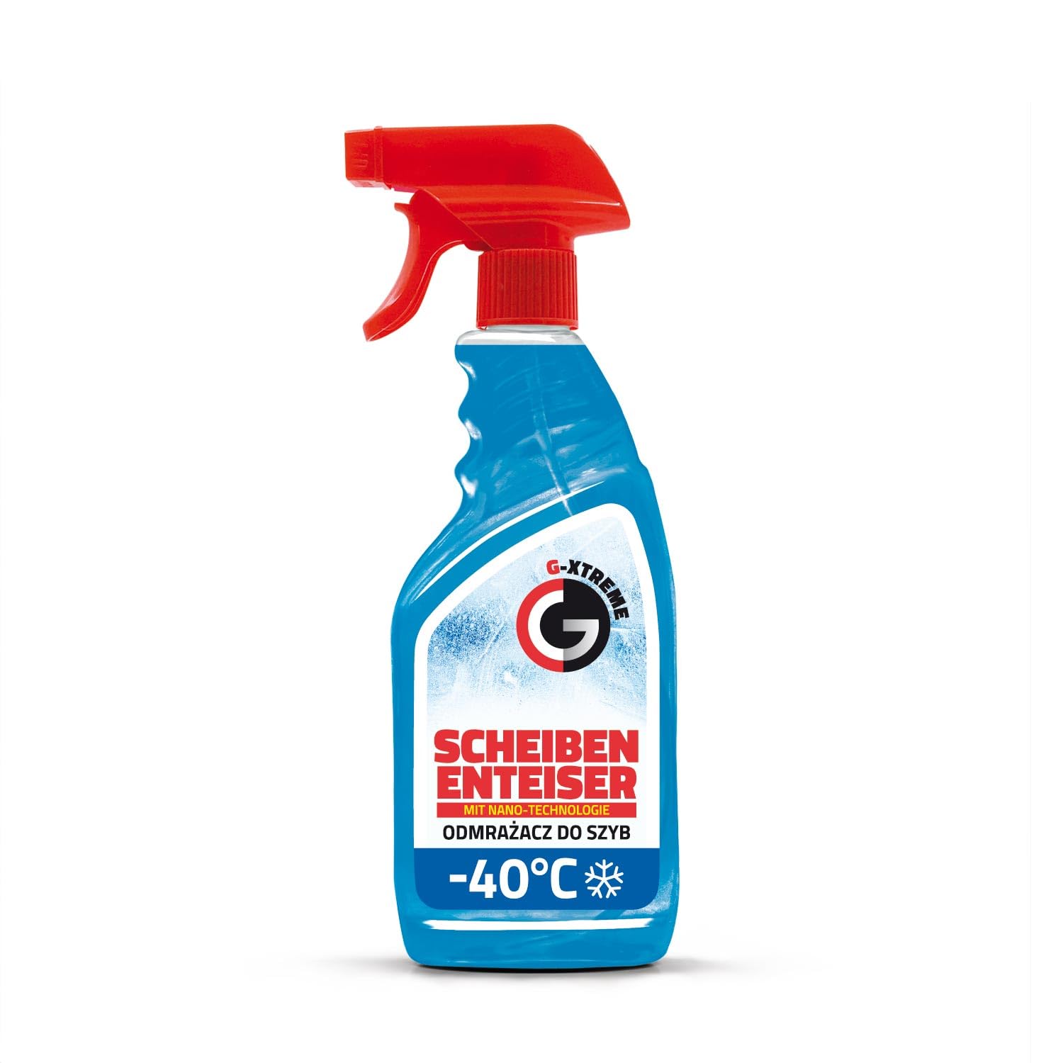 Gamix Scheibenenteiser mit Nano-Technologie | Enteisungsspray bis -40°C | Kratzfreie Auto-Enteisung | Klare Sicht für Windschutzscheiben | 1 x 500 ml von Gamix