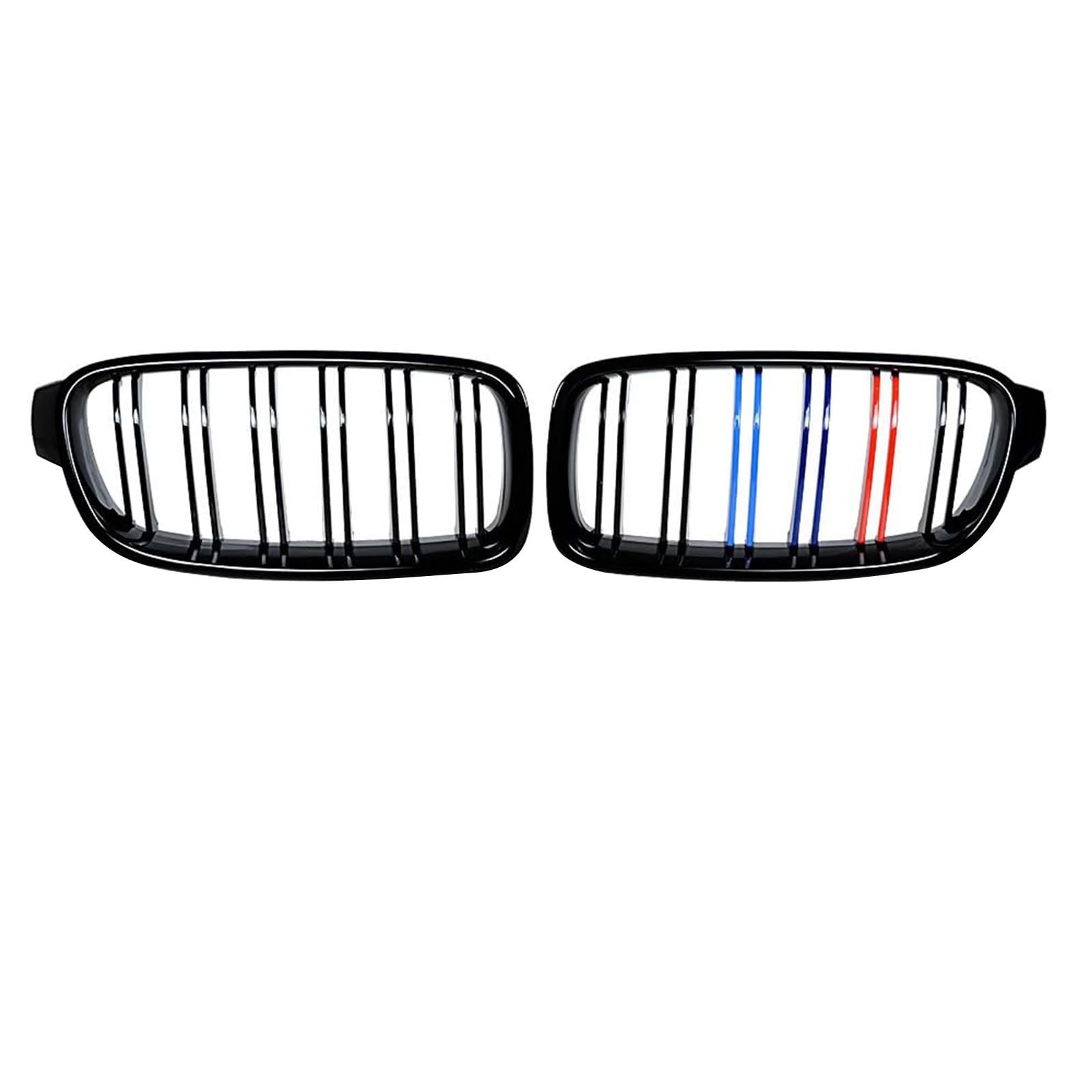 Gangying F30 F31 Kühlergrill für BMW 3er F30 F31 Nieren Schwarz F30 F31Grill Glanz Doppelsteg Sport Kühlergrill 2012-2018 von Gangying