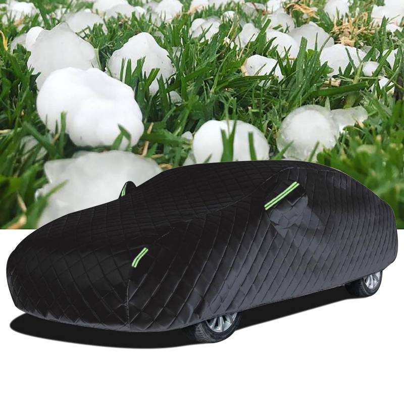 Autogarage Abdeckung Hagelschutz für 𝖬𝖾𝗋𝖼𝖾𝖽𝖾𝗌-𝖡𝖾𝗇𝗓 CLK-Class 200 Kompressor, Auto Abdeckplane Staubdicht Schneefest Outdoor(Black,für 𝖬𝖾𝗋𝖼𝖾𝖽𝖾𝗌-𝖡𝖾𝗇𝗓 CLK-Class 200 Kompressor) von Gaoxianglin