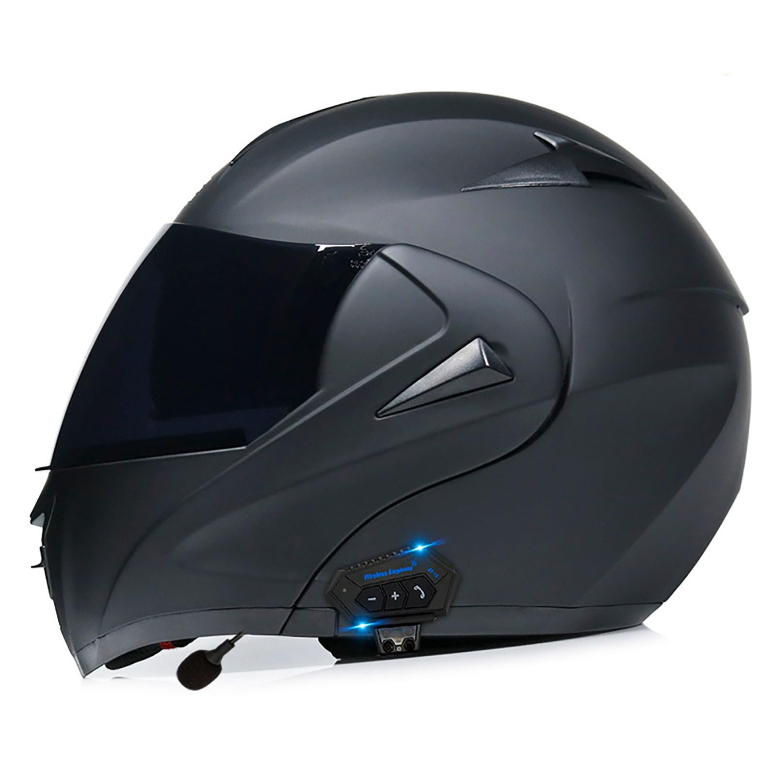 Motorrad-Helm Klapphelm mit Bluetooth Motorradhelm Integralhelme Automatische Beantwortung ECE Zertifiziert mit Doppelvisier Und Eingebautem Mikrofon Für Herren Damen Erwachsene(Color:Z,Size:S(55-56 von Gaoxianglin