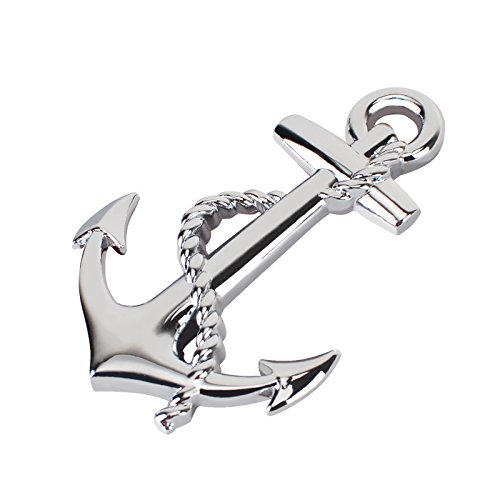 Garage-SixtySix 1015108 Anker Emblem Metall Aufkleber von Garage-SixtySix