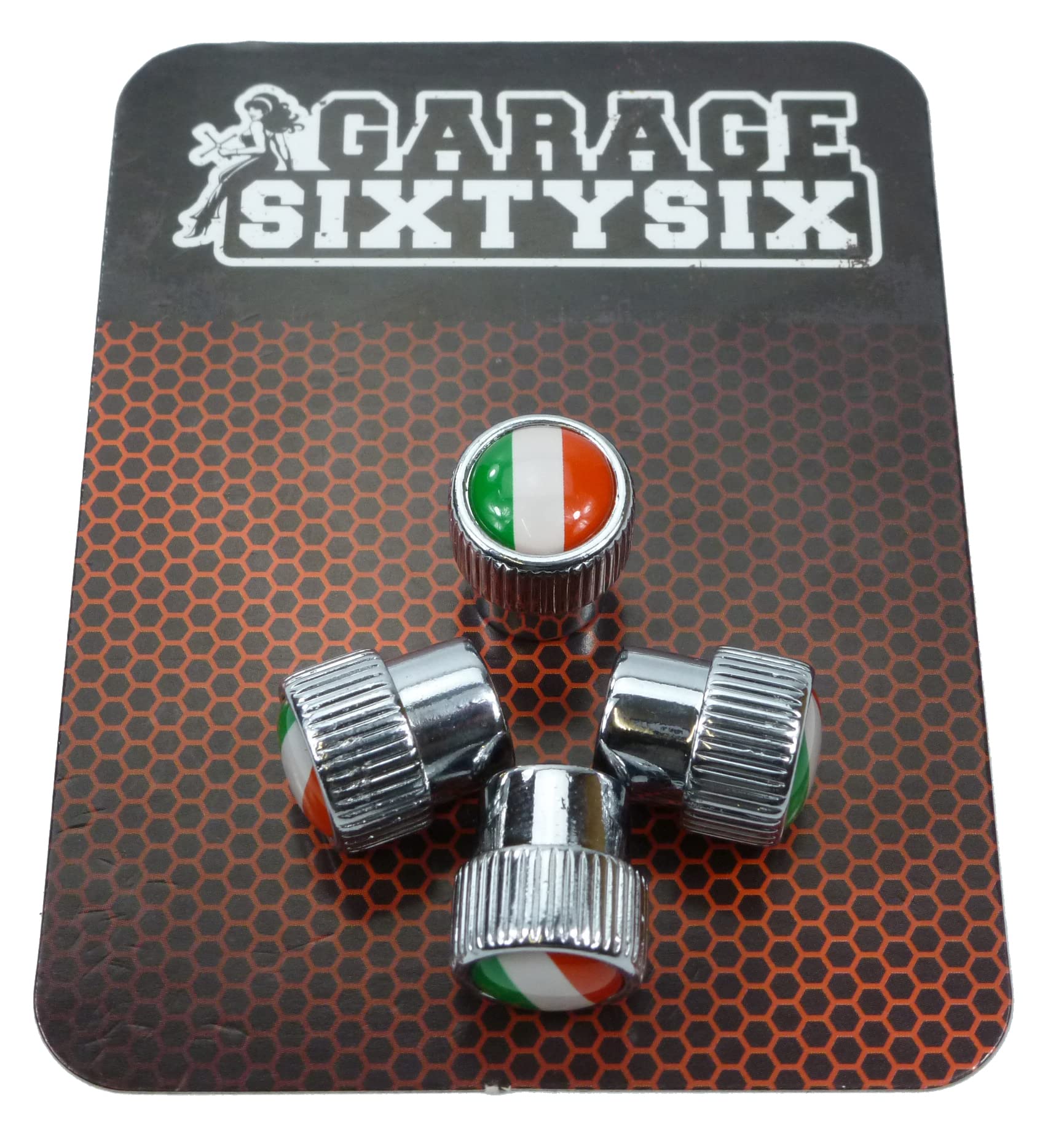 4 Ventilkappen Modell Chicago Motiv: Italien von Garage-SixtySix