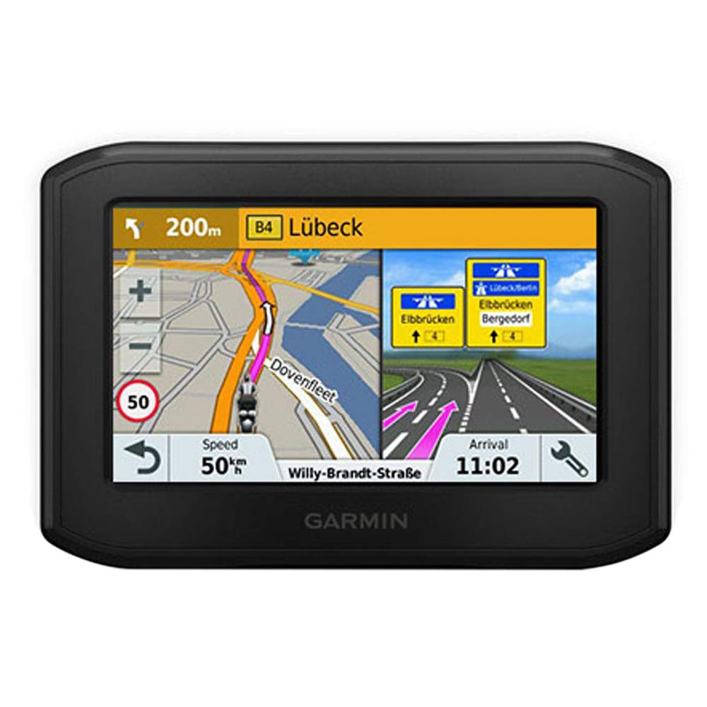 Garmin zūmo346 LMT-S WE Motorrad-Navigationsgerät Motorrad-Navigationsgerät – West-Europa Karte, lebenslange Kartenupdates, Routingfunktionen, Sicherheitshinweise, 4,3 Zoll (10,9cm) Touchdisplay von Garmin