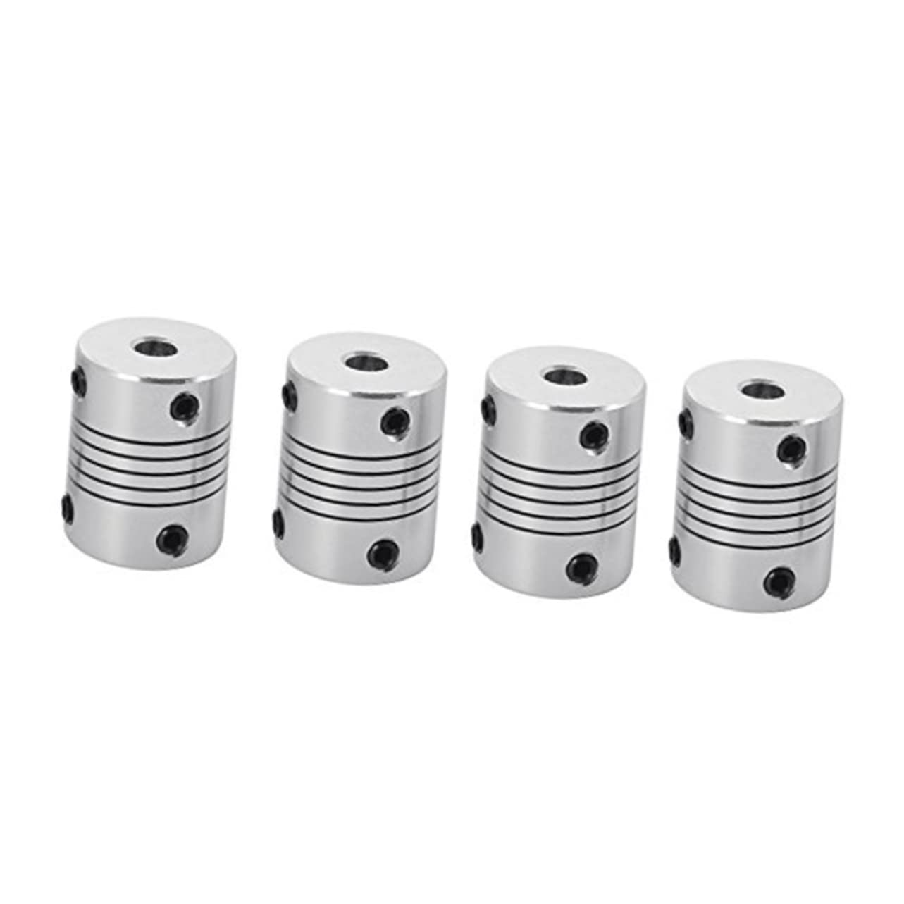 Garneck 4er Set 5mm Bis 6-35mm Flexible Wellenkupplungen Aus Aluminiumlegierung Für Ender 3 Und 3D-Drucker Flexible Kupplungen Für CNC Maschinen Und Servo Motoren von Garneck