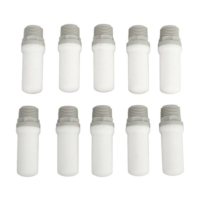 10pcs G3/8 -Zoll -Ventil Pneumatischer Schalldämpfer Luftabsauger -Schalldämpfer Hoher Geräuschreduktion Maximaler Druck 1,32 Mpaeasy, um aus Sicherem PP -Material für von Garosa