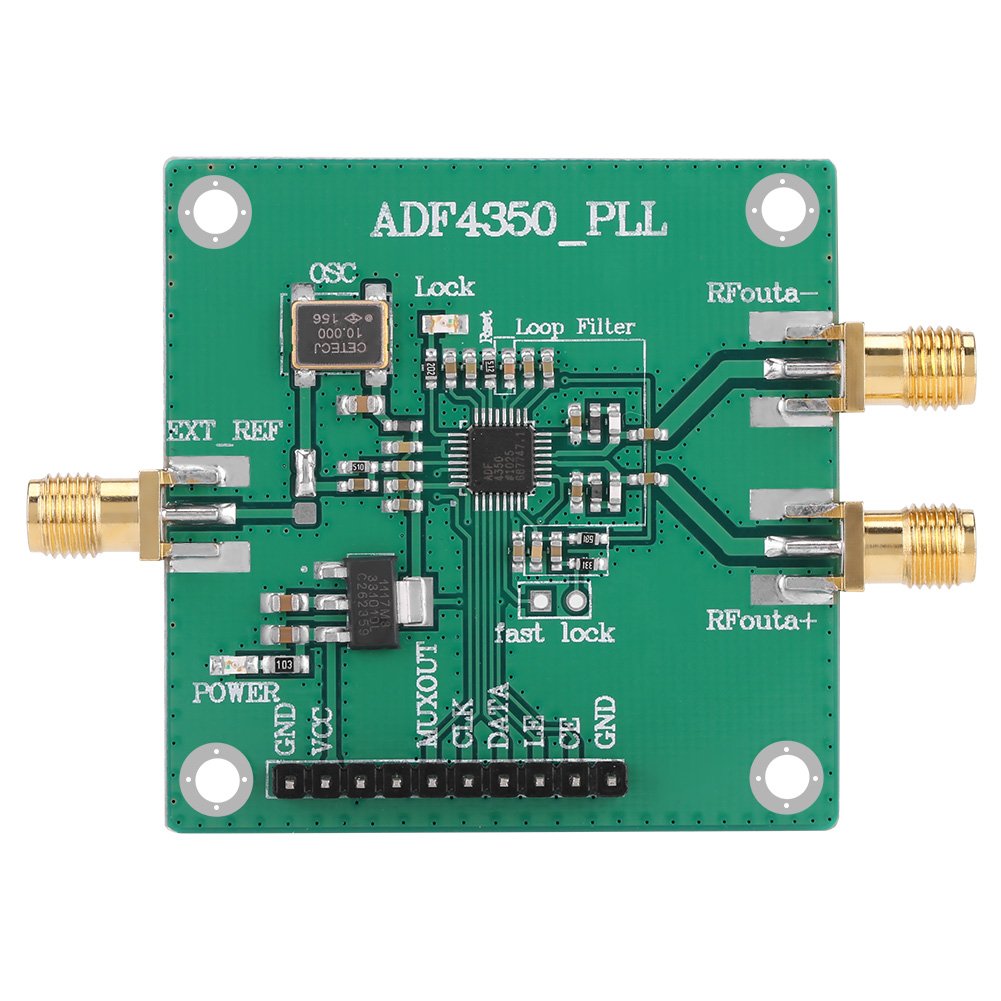 137M-4,4GHz Breitband-PLL-HF-Signalquelle Frequenzsynthesizer Phasenregelkreis Frequenzsynthesizer ADF4350 Development Board-Modul von Garosa