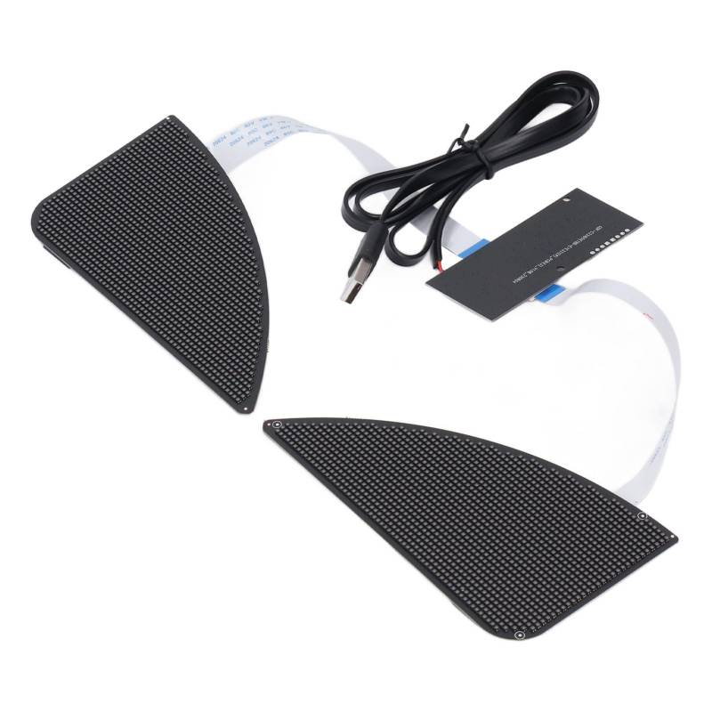 APP -Programmierbares LED -Schild, LED -Zeichen Augenform Programmierbares Scrollen Flexible Digitale Schilder für den Auto -Rucksack, Speichern Schilder, Speichern Schilder von Garosa