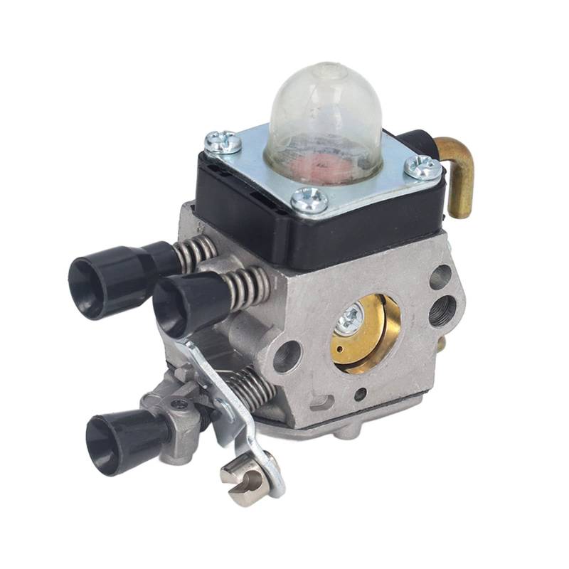 Carburetor 4140 120 0619 Ersatz, Standardgröße, Gute Kompatibilität aus Aluminium, Verschleiß Resistent, für FS38 FS45 FS46 FS55 FC55 HS71 HS75 HS80 HS85 KM55 Trimmer Trimmer von Garosa