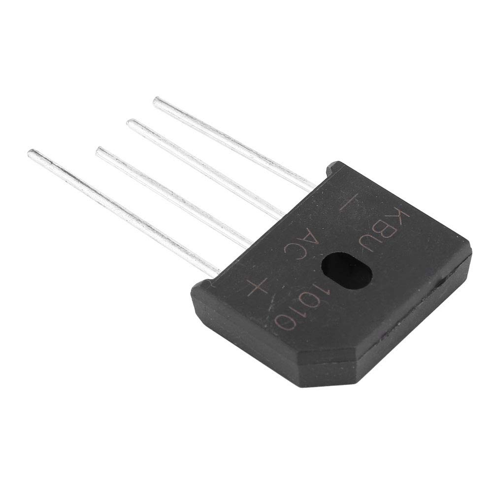 KBU1010 Brückengleichrichter Brücke Blei Diode 1000V 10A Diodenbrücke für elektronische Schaltungen/Haushaltsgeräte(10 Stück) von Garosa