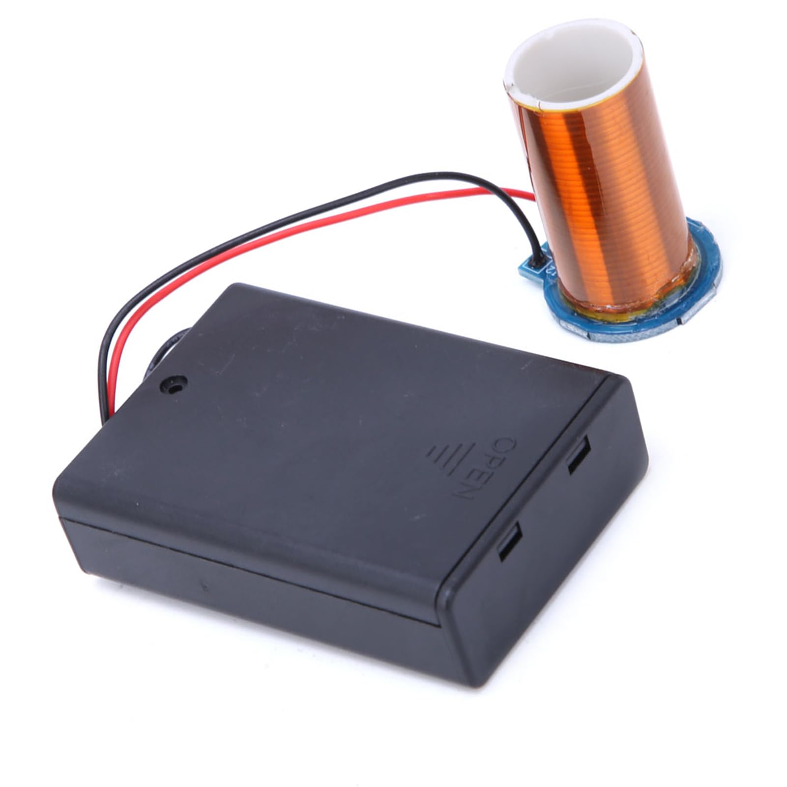 Mini Coil Kit Teile Lichtbogenfrei Batteriebetrieben Ohne Lichtbogen Fernzündung Electronic DIY Kit Platzfreie Beleuchtung Elektrizität (Lieferung ohne Batterie)(Fertiges von Garosa