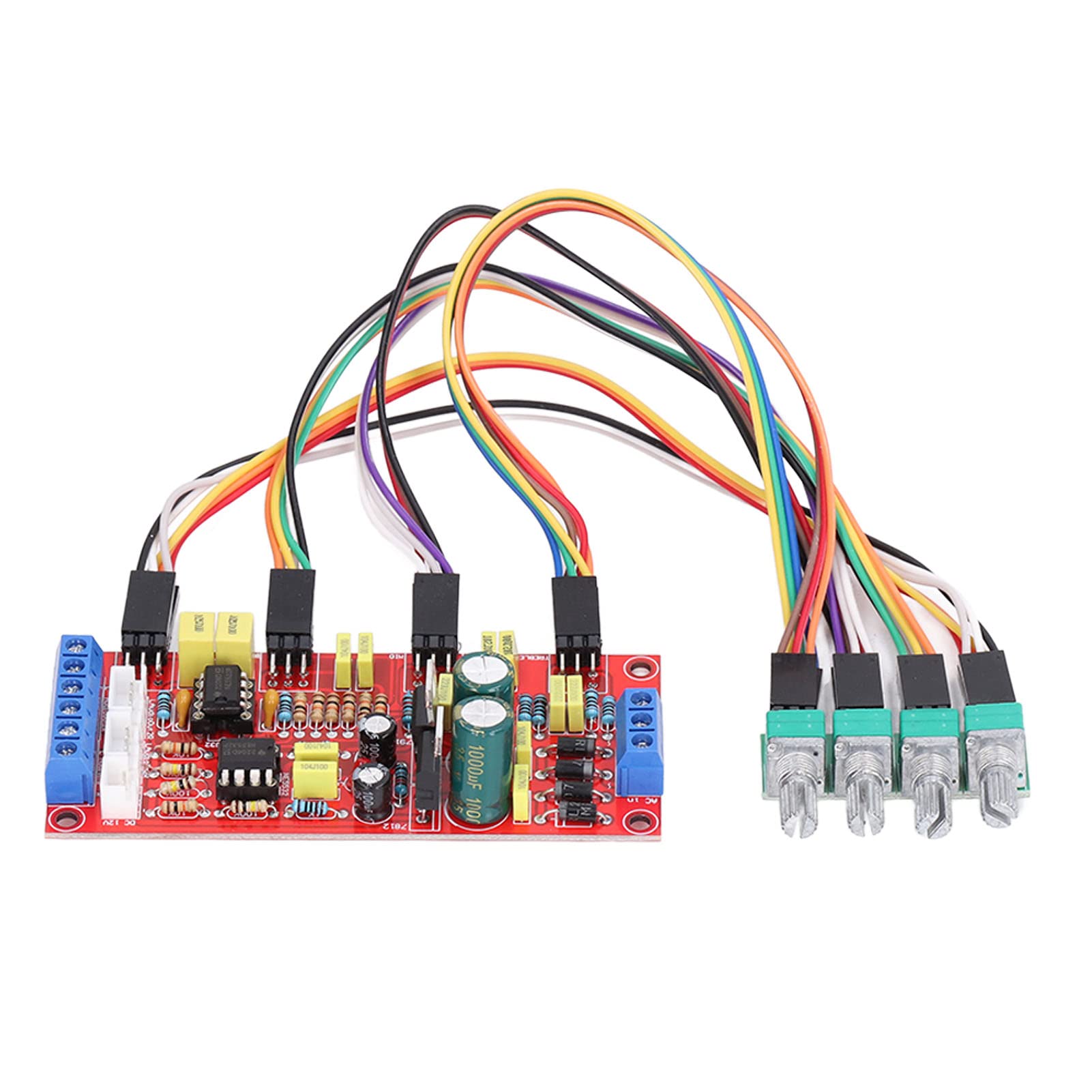 NE5532 Vorverstärkerplatine Lautstärkereglerplatine Leistungsverstärkermodul mit Treble Midrange Bass Tones Controls Modul Tones Control Board Vorverstärker Verstärkerplatine Vorverstärkerplatine DC12 von Garosa