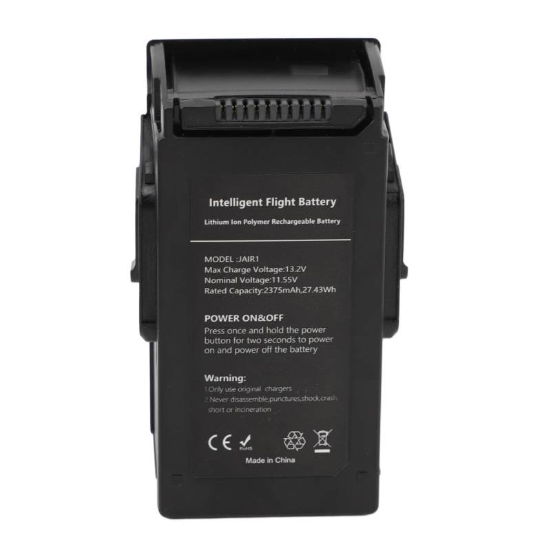 Garsent Intelligente Flugbatterie, für Mavic Air 1, 2375 MAh Wiederaufladbare Intelligente Flugbatterie, Ersatzbatterie, Drohnenzubehör für Mavic Air 1 Drohne, 46 Minuten Flugzeit von Garsent