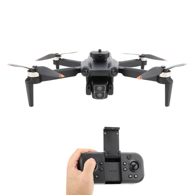 RC Drohne, 4K Doppelkamera, 50x Zoom, 4-seitige Hindernisvermeidung, Optische Strompositionierung Schweben, WiFi-Fernbedienung Schwerkrafterkennung Quadcopter mit LED-Licht von Garsent