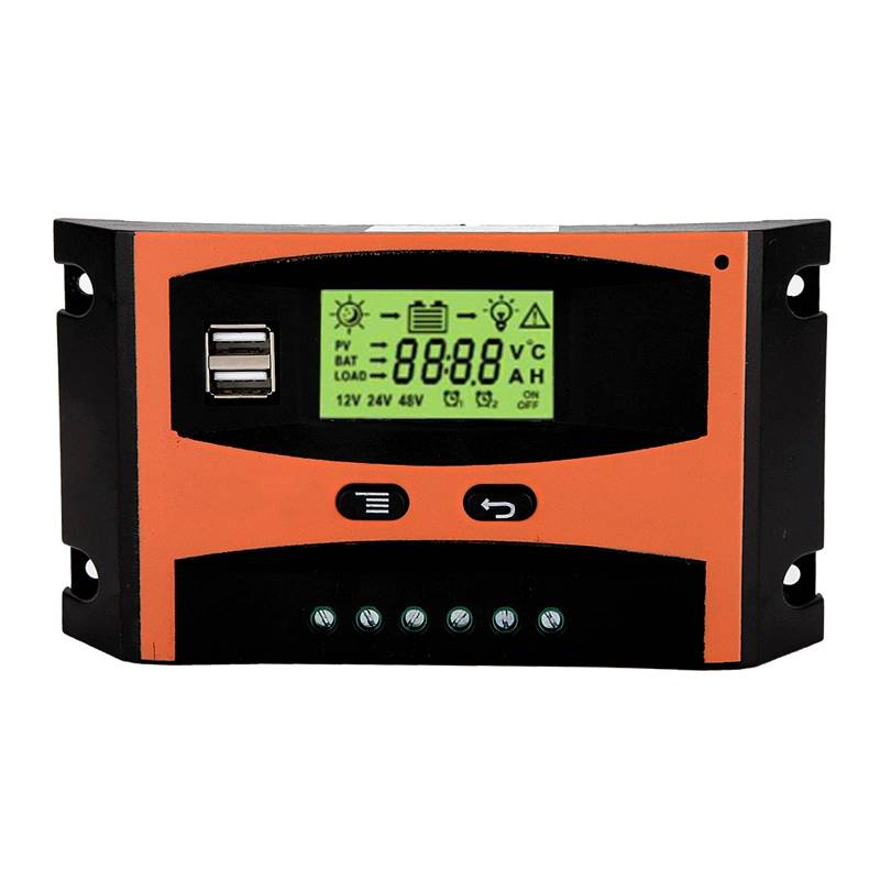 Solarpanel Regler, MPPT Laderegler12V / 24V, 30A 40A 50A 60A Solarladeregler mit LCD Display(30A) von Garsent