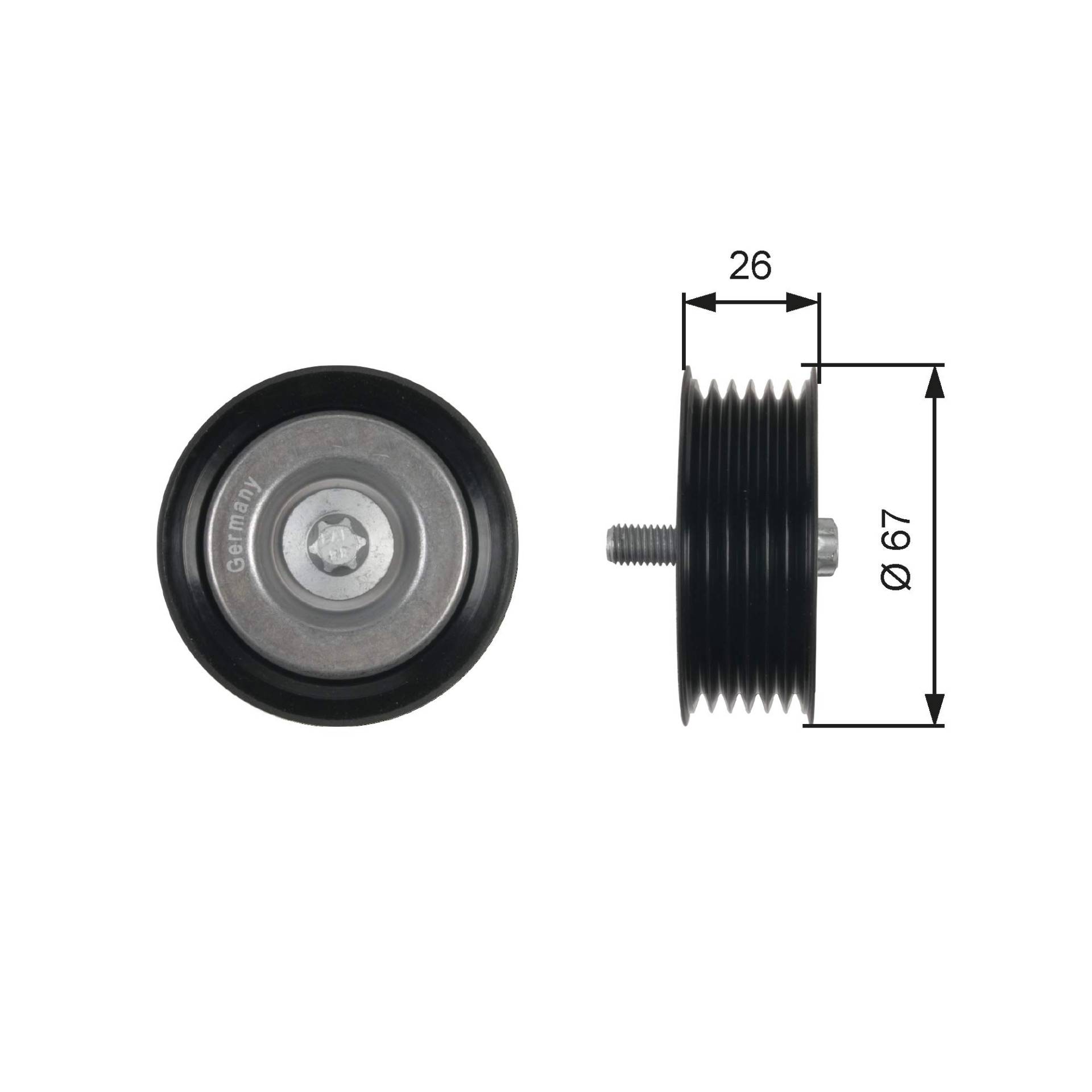 GATES DriveAlign Spannrolle T36438 von Gates