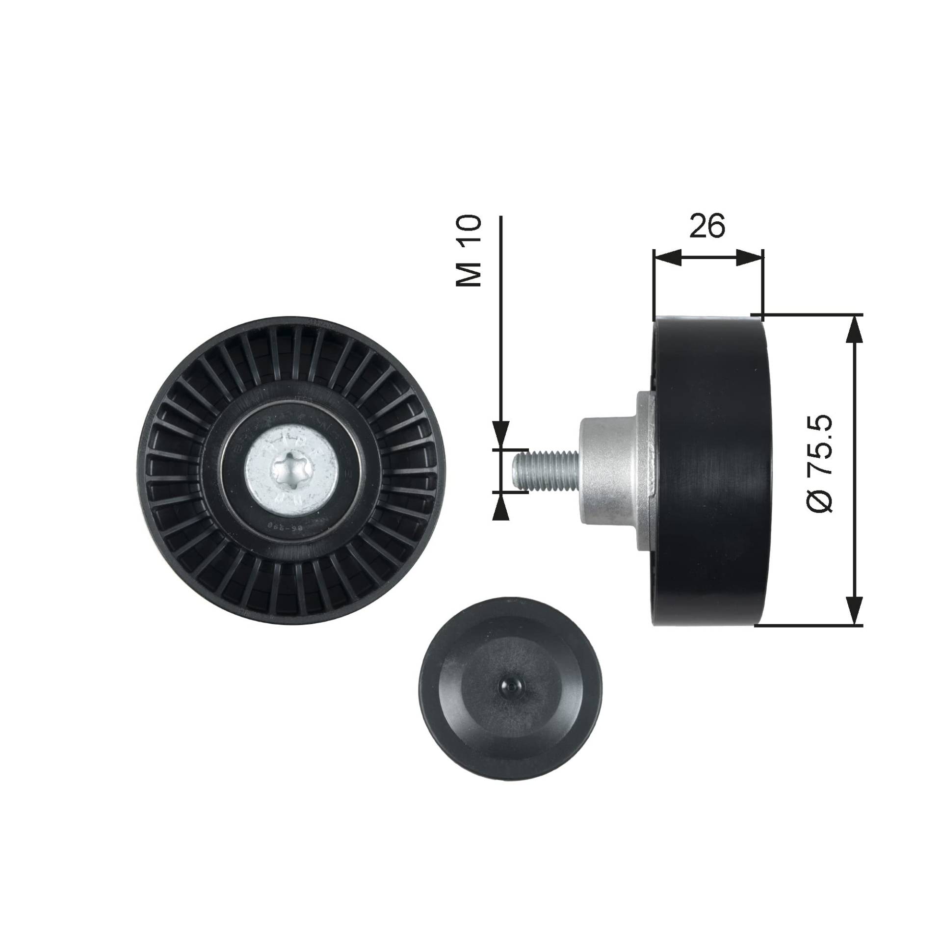 GATES DriveAlign Spannrolle T36455 von Gates