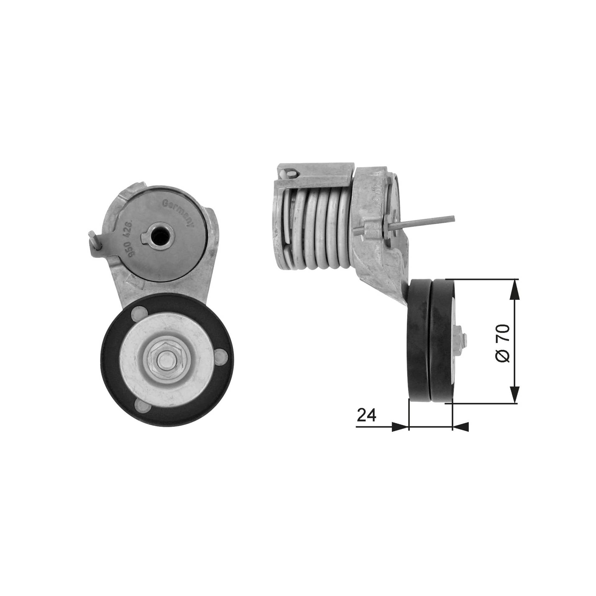 GATES DriveAlign Spannrolle T38282 von Gates