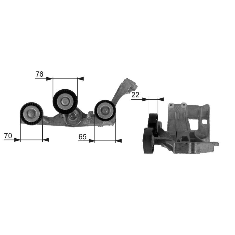 GATES DriveAlign Spannrolle T38429 von Gates