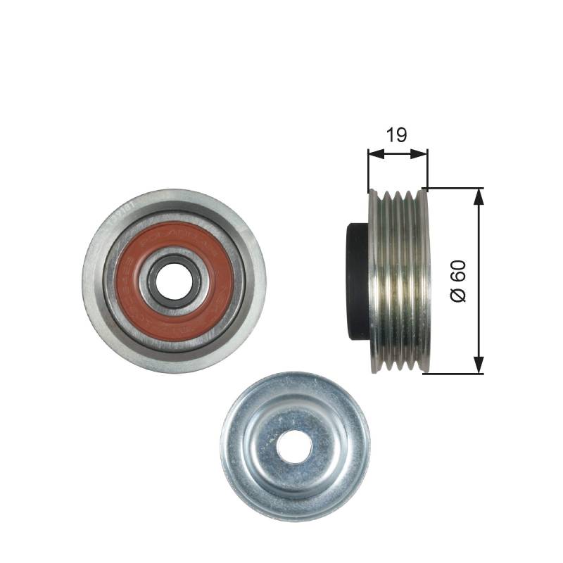 GATES DriveAlign Spannrolle T39181 von Gates