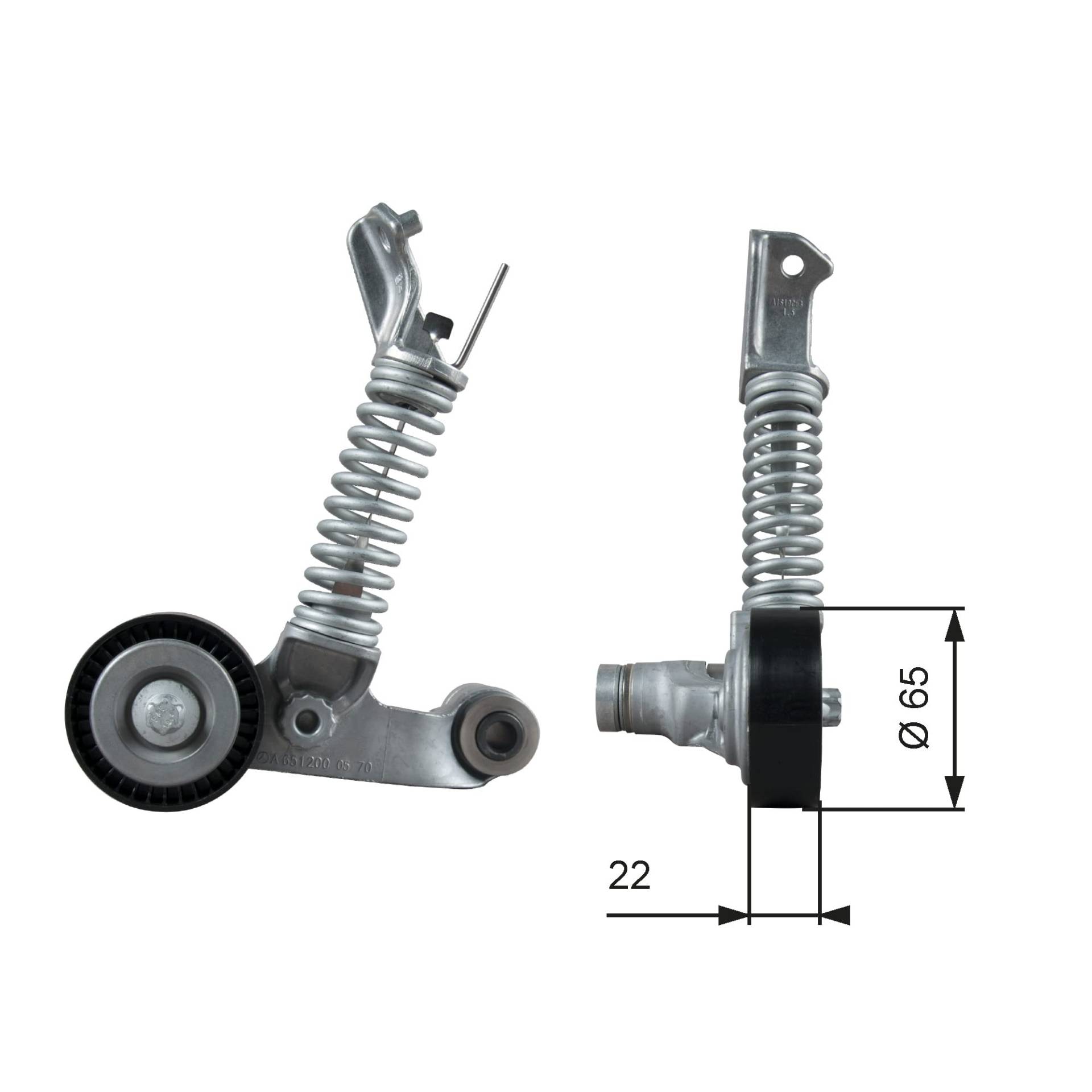 GATES DriveAlign Spannrolle T39373 von Gates