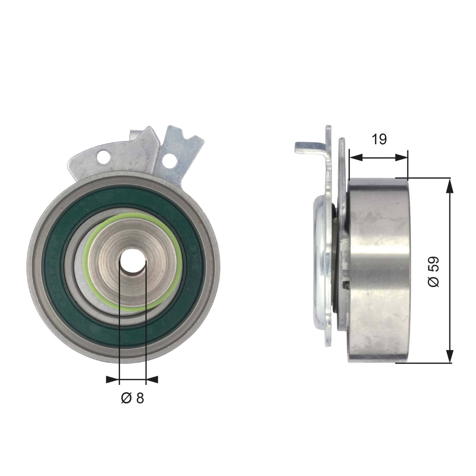 GATES PowerGrip Spannrolle T43038 von Gates