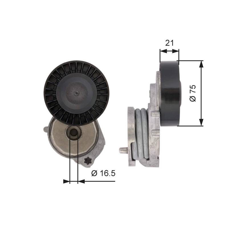 GATES DriveAlign Spannrolle T39116 von Gates