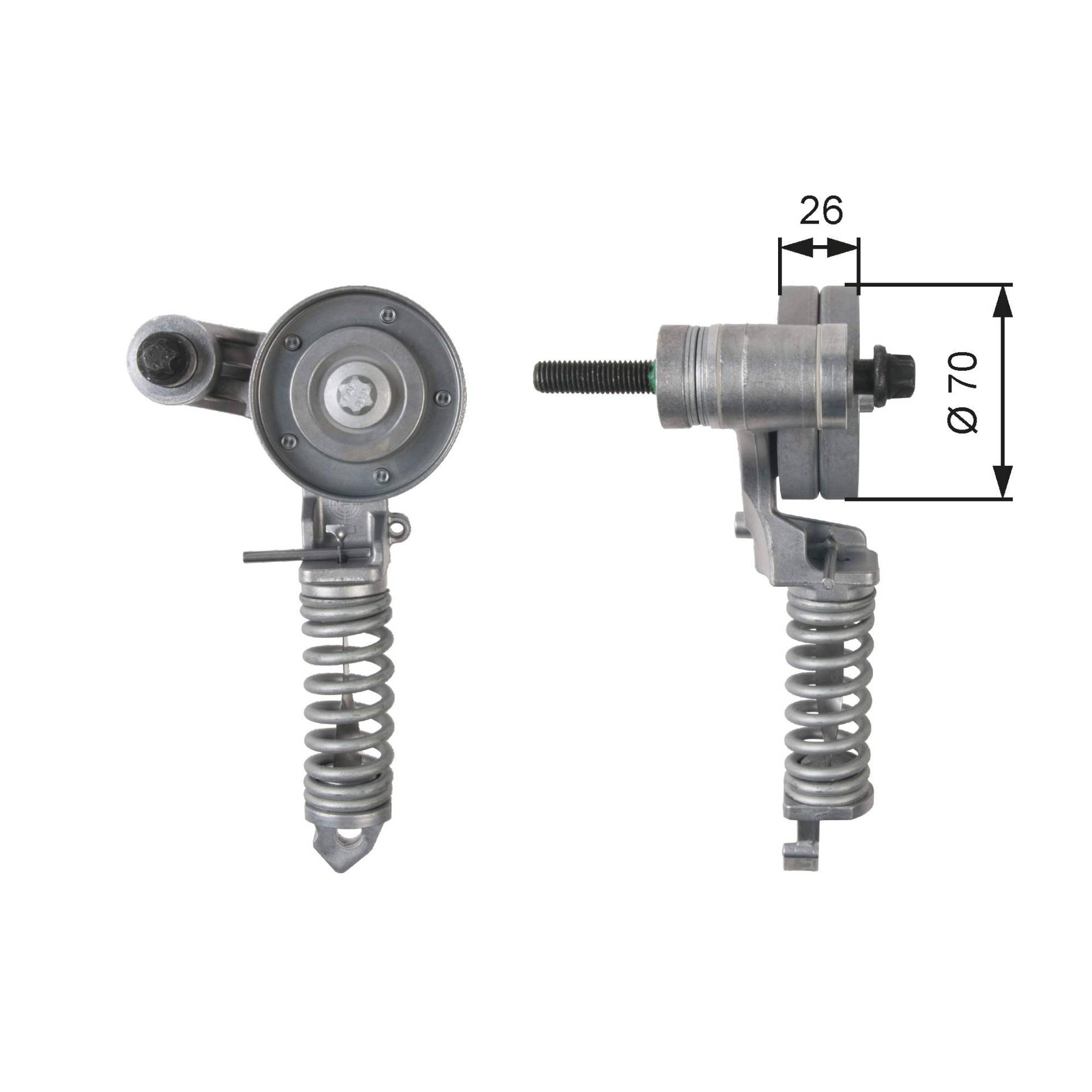 GATES DriveAlign Spannrolle T38344 von Gates