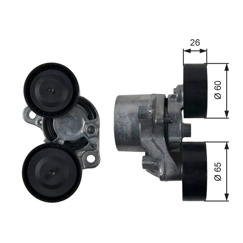 GATES DriveAlign Spannrolle T39198 von Gates