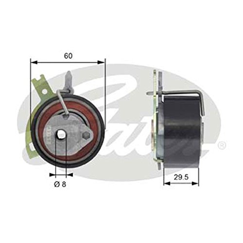 GATES PowerGrip Spannrolle T43186 von Gates