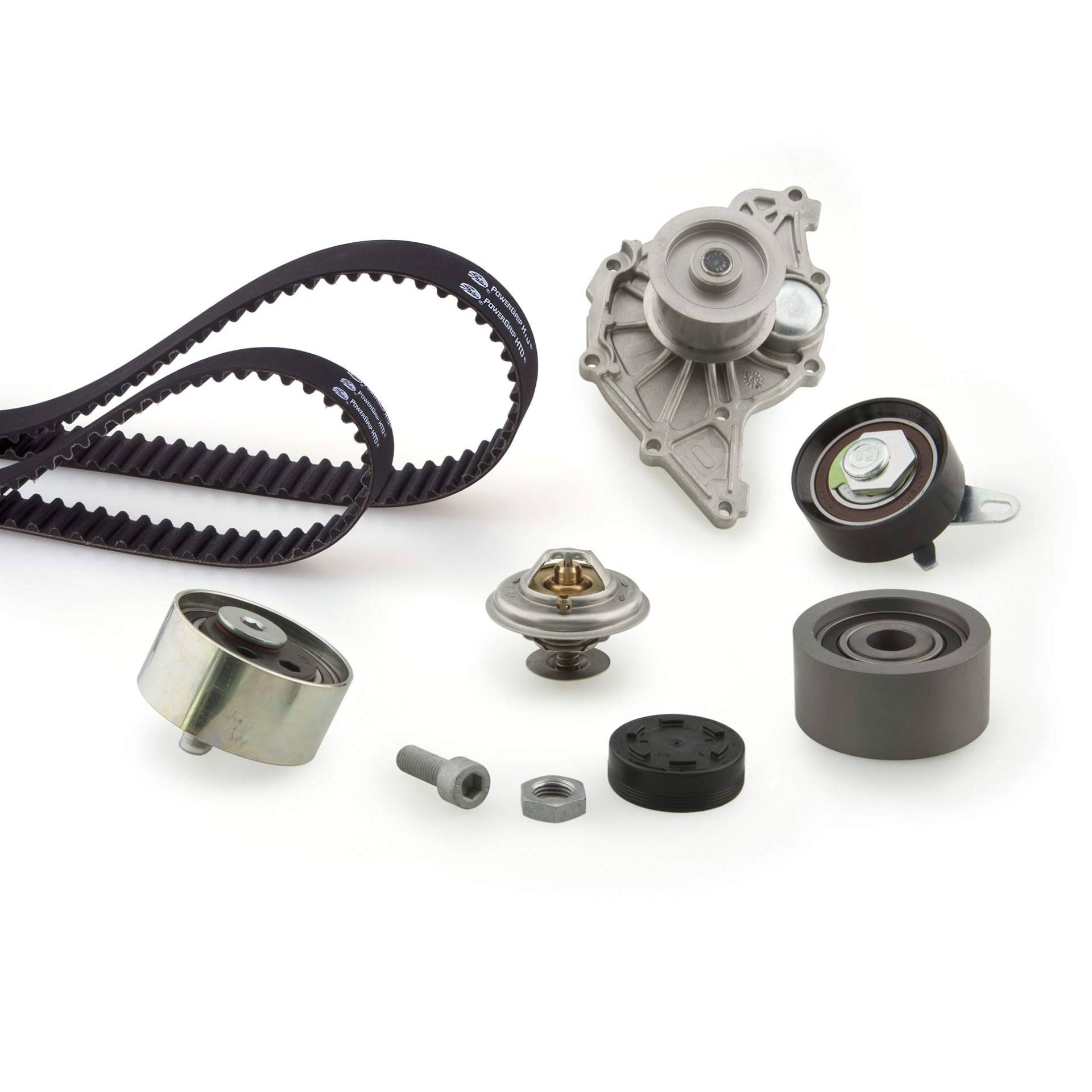 GATES PowerGrip Kit + Wasserpumpe + Thermostat KP1TH15557XS-1 von Gates