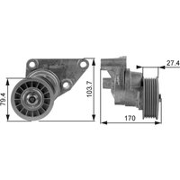 Keilriemenspanner GATES GATT38158 von Gates